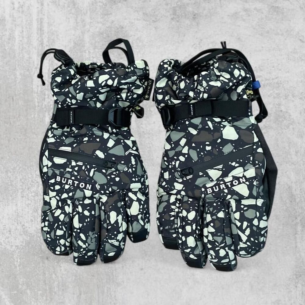 Burton GORE-TEX Gloves | Men’s Size L Camo | Waterproof Ski & Snowboard Gloves